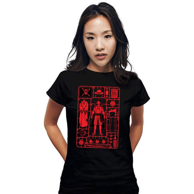 Daily_Deal_Shirts Fitted Shirts, Woman / Small / Black Luffy Model Sprue