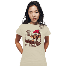 Load image into Gallery viewer, Shirts Fitted Shirts, Woman / Small / White Mogwai Song
