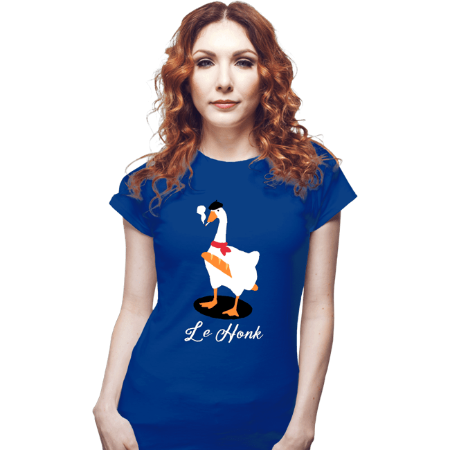 Secret_Shirts Fitted Shirts, Woman / Small / Royal Blue Le Honk