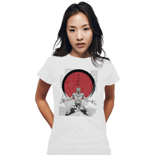 Load image into Gallery viewer, Shirts Fitted Shirts, Woman / Small / White Dhalsim Zen
