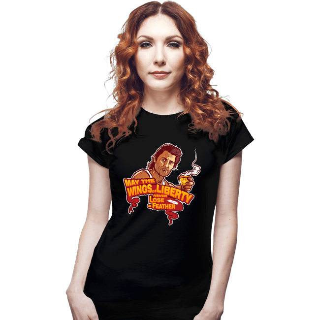 Shirts Fitted Shirts, Woman / Small / Black Wings Of Liberty