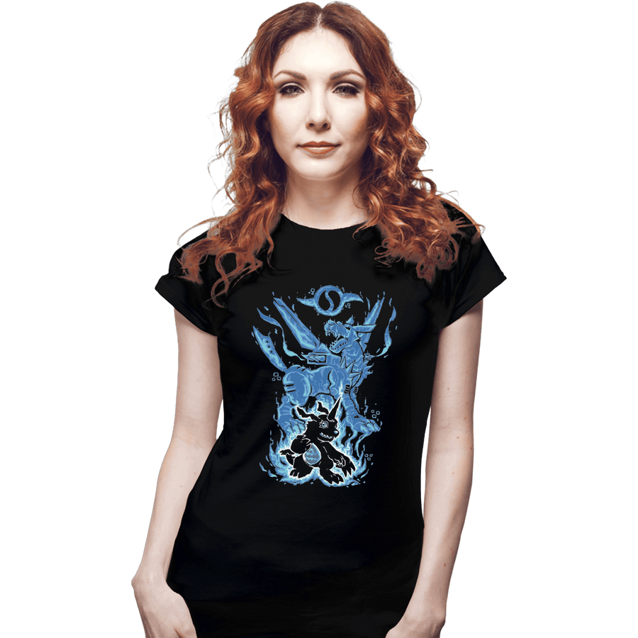 Shirts Fitted Shirts, Woman / Small / Black Digital Friendship Within