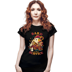 Daily_Deal_Shirts Fitted Shirts, Woman / Small / Black Bard's Call