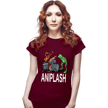 Load image into Gallery viewer, Secret_Shirts Fitted Shirts, Woman / Small / Maroon Aniplash
