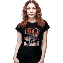 Load image into Gallery viewer, Shirts Fitted Shirts, Woman / Small / Black Get In It&#39;s Halloween
