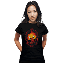 Load image into Gallery viewer, Shirts Fitted Shirts, Woman / Small / Black Calcifers BBQ
