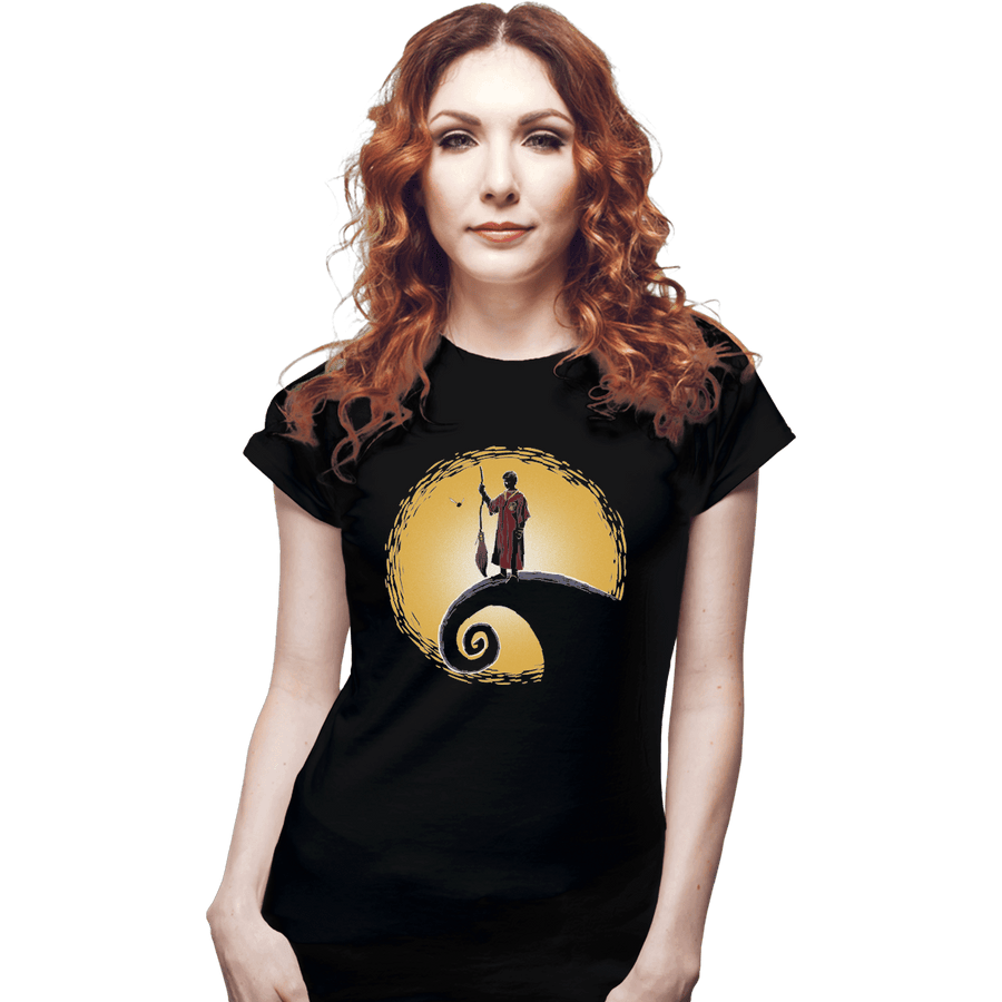 Shirts Fitted Shirts, Woman / Small / Black Quidditch Before Christmas