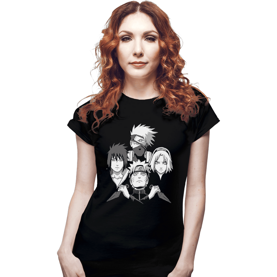 Shirts Fitted Shirts, Woman / Small / Black Team 7 Rhapsody