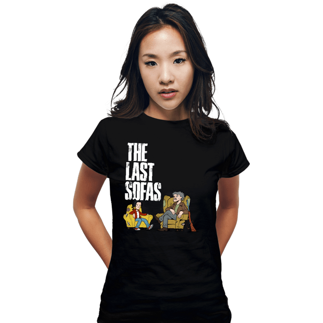 Daily_Deal_Shirts Fitted Shirts, Woman / Small / Black The Last Sofas