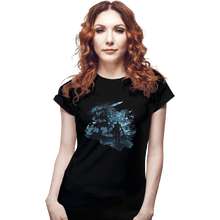 Load image into Gallery viewer, Shirts Fitted Shirts, Woman / Small / Black Abysswalker
