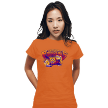 Load image into Gallery viewer, Daily_Deal_Shirts Fitted Shirts, Woman / Small / Orange Poohbearz!
