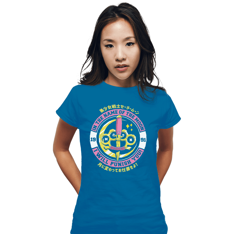 Shirts Fitted Shirts, Woman / Small / Sapphire I Will Punish You