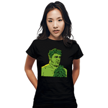 Load image into Gallery viewer, Shirts Fitted Shirts, Woman / Small / Black Green Andre
