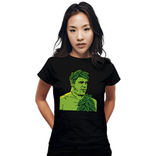 Load image into Gallery viewer, Shirts Fitted Shirts, Woman / Small / Black Green Andre
