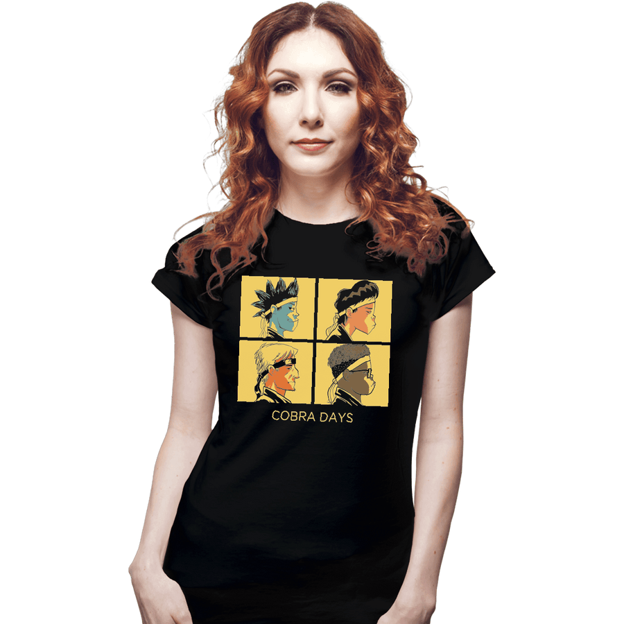Shirts Fitted Shirts, Woman / Small / Black Cobra Days
