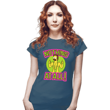 Load image into Gallery viewer, Secret_Shirts Fitted Shirts, Woman / Small / Indigo Blue Nothing At All
