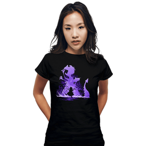 Secret_Shirts Fitted Shirts, Woman / Small / Black Bad Witch Dragon