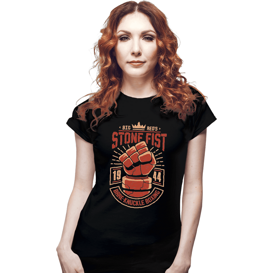 Shirts Fitted Shirts, Woman / Small / Black Stone Fist Boxing