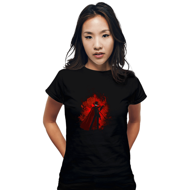 Shirts Fitted Shirts, Woman / Small / Black Tuxedo Art