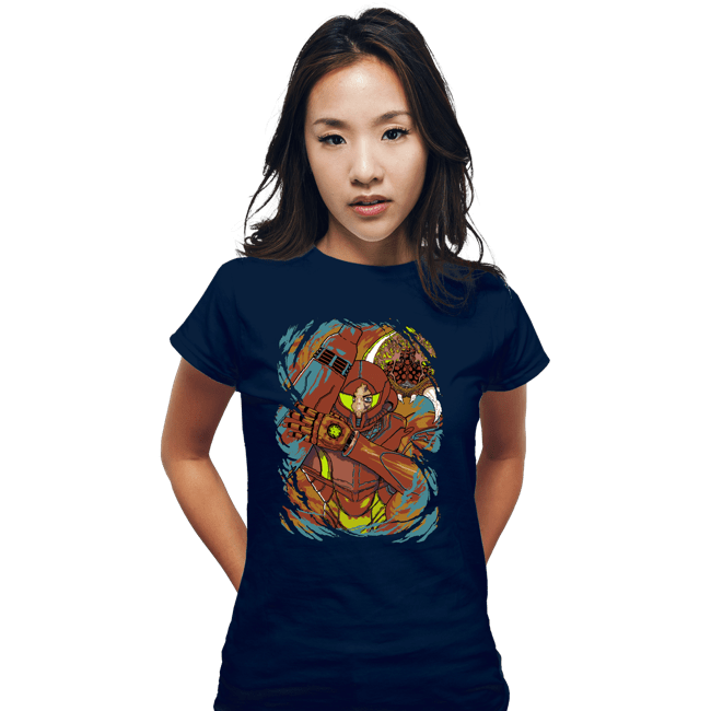 Secret_Shirts Fitted Shirts, Woman / Small / Navy The Huntress