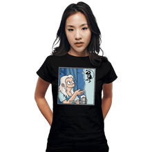Load image into Gallery viewer, Shirts Fitted Shirts, Woman / Small / Black Is This A Cat?
