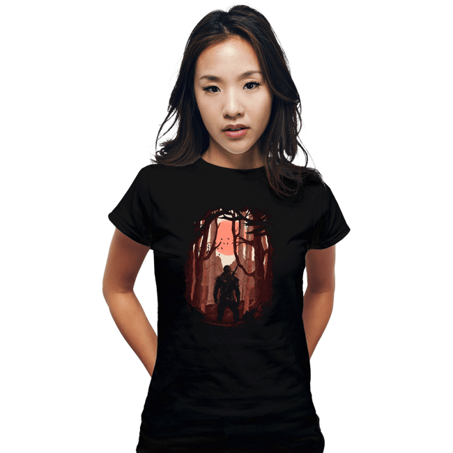 Shirts Fitted Shirts, Woman / Small / Black WhiteWolf