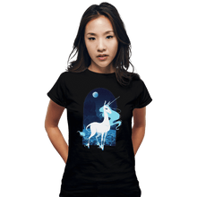 Load image into Gallery viewer, Shirts Fitted Shirts, Woman / Small / Black Last Unicorn

