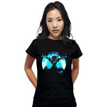 Load image into Gallery viewer, Daily_Deal_Shirts Fitted Shirts, Woman / Small / Black Water Bender Orb
