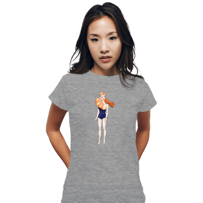 Shirts Fitted Shirts, Woman / Small / Sports Grey Shrimp On The Barbie