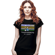 Load image into Gallery viewer, Secret_Shirts Fitted Shirts, Woman / Small / Black Touchdown Bundy
