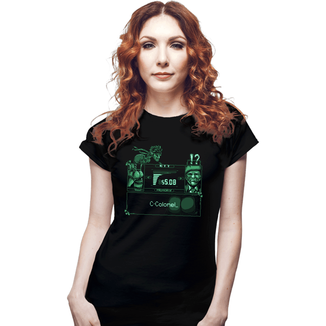 Secret_Shirts Fitted Shirts, Woman / Small / Black Butt-Dial