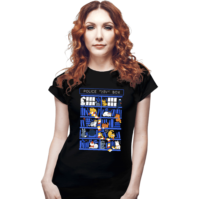 Secret_Shirts Fitted Shirts, Woman / Small / Black The Library Box