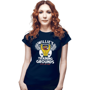 Shirts Fitted Shirts, Woman / Small / Navy Willie's Training Grounds