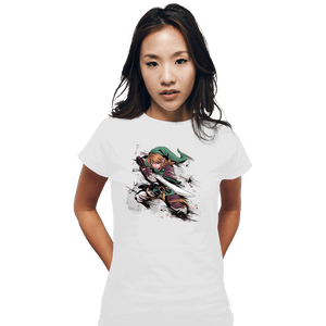 Secret_Shirts Fitted Shirts, Woman / Small / White Samurai Hero Of Time