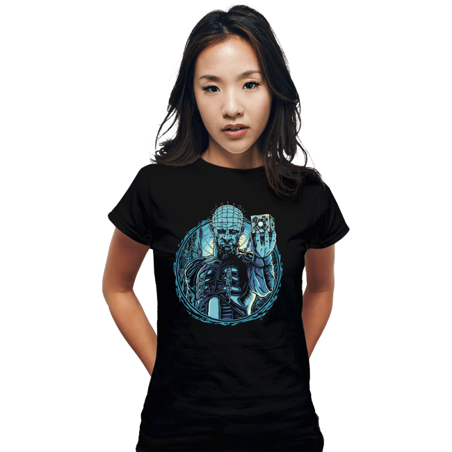Daily_Deal_Shirts Fitted Shirts, Woman / Small / Black The Hell Priest