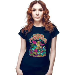 Secret_Shirts Fitted Shirts, Woman / Small / Navy Catnip Farmer