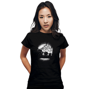 Shirts Fitted Shirts, Woman / Small / Black Moonlight Grass Type