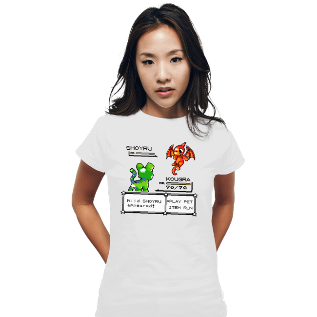 Shirts Fitted Shirts, Woman / Small / White Neo Pocket Pets