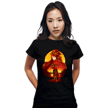 Load image into Gallery viewer, Daily_Deal_Shirts Fitted Shirts, Woman / Small / Black Cerberus Keeper

