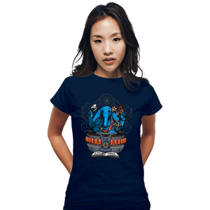Shirts Fitted Shirts, Woman / Small / Navy Galactic Grooves