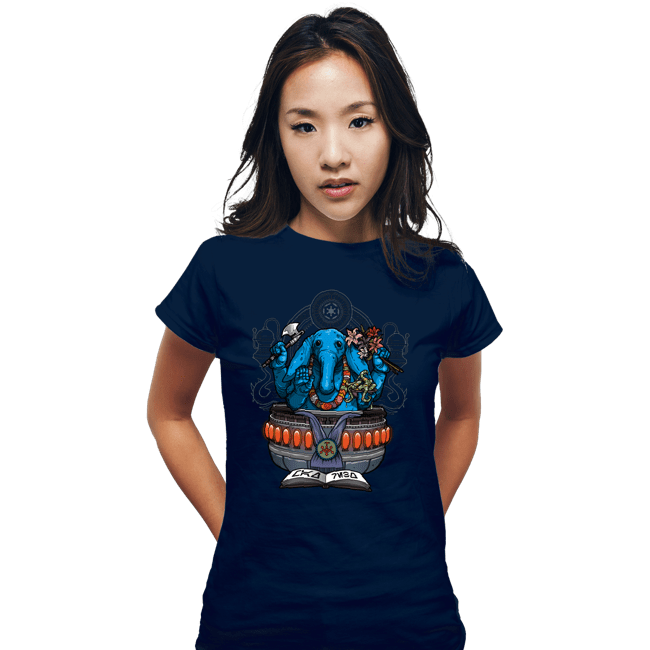 Shirts Fitted Shirts, Woman / Small / Navy Galactic Grooves