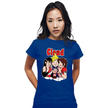 Load image into Gallery viewer, Shirts Fitted Shirts, Woman / Small / Royal Blue Cloud Comics
