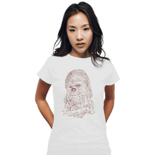 Load image into Gallery viewer, Shirts Fitted Shirts, Woman / Small / White Wookie Leaks
