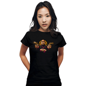 Shirts Fitted Shirts, Woman / Small / Black Golden Trouble Maker