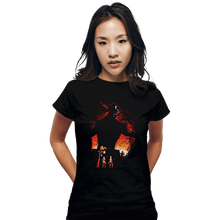 Load image into Gallery viewer, Shirts Fitted Shirts, Woman / Small / Black Colossal Titan

