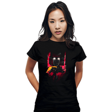 Load image into Gallery viewer, Daily_Deal_Shirts Fitted Shirts, Woman / Small / Black Commander Of Aerospace
