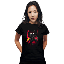 Load image into Gallery viewer, Daily_Deal_Shirts Fitted Shirts, Woman / Small / Black Commander Of Aerospace
