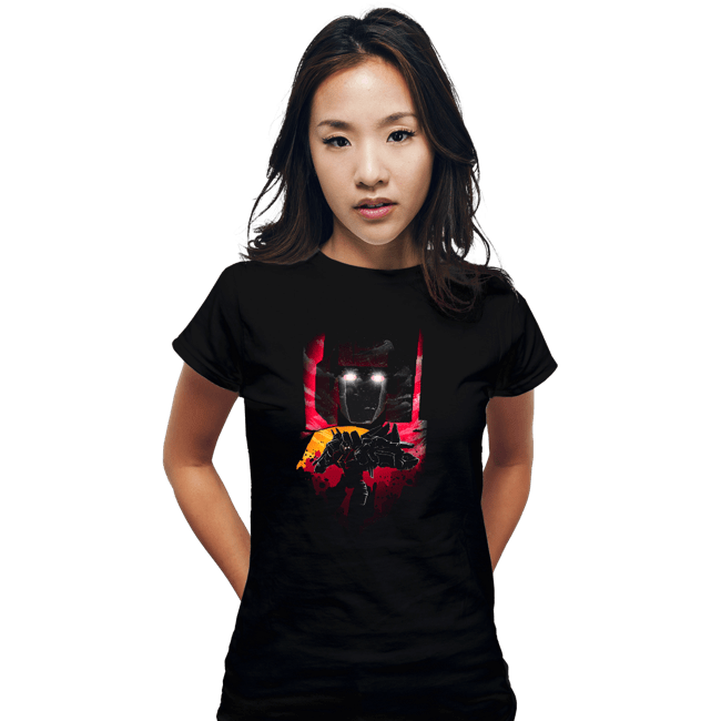 Daily_Deal_Shirts Fitted Shirts, Woman / Small / Black Commander Of Aerospace