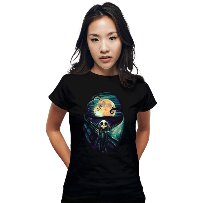 Secret_Shirts Fitted Shirts, Woman / Small / Black Scream Before Christmas