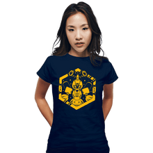 Load image into Gallery viewer, Shirts Fitted Shirts, Woman / Small / Navy Kabuto Type Robot
